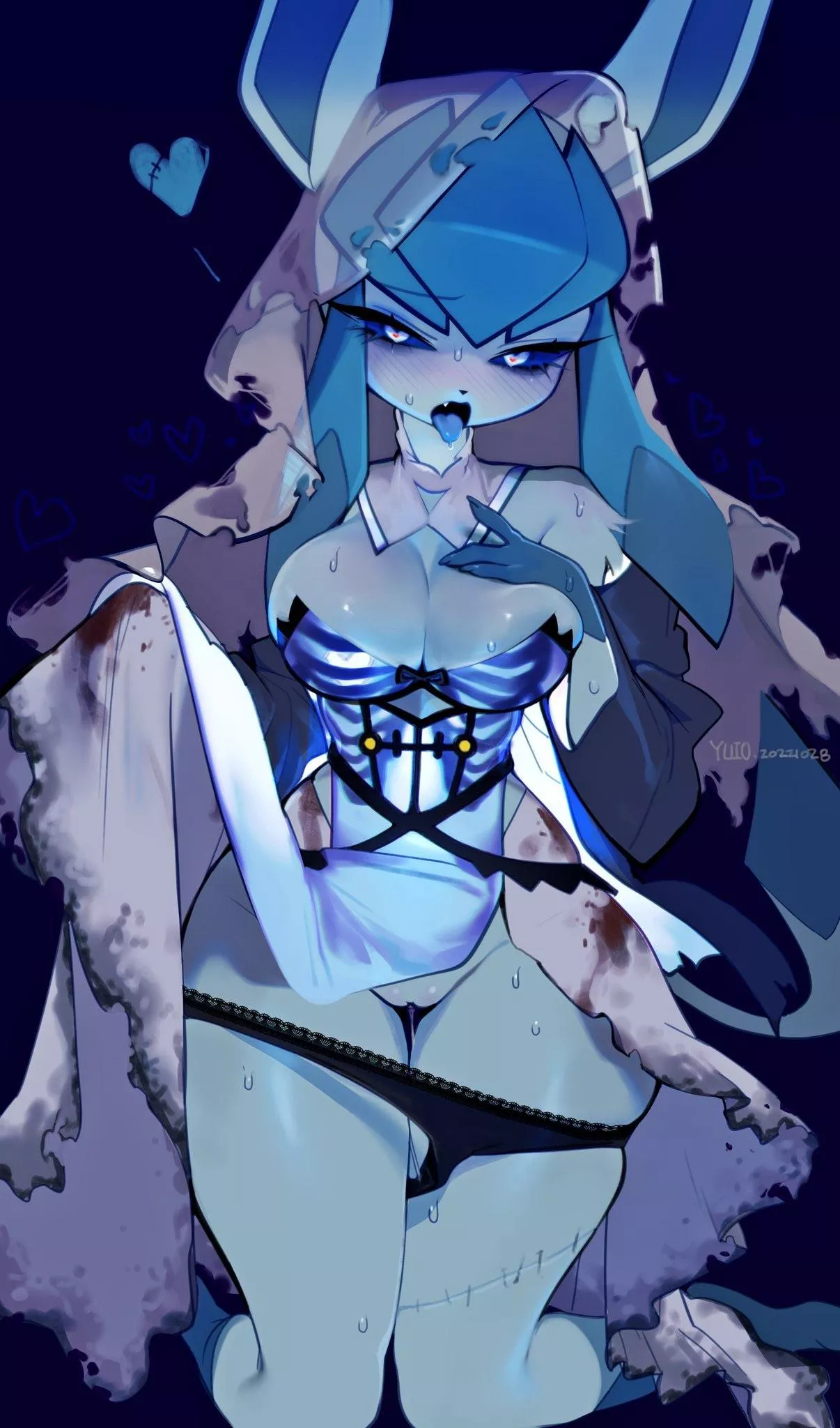 A Halloween “smash” with a Glaceon posted by onii_chan4real