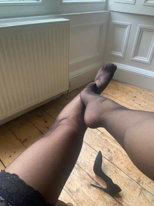 are my feet suitable for work, because this is actually me at work? OC by MalinaWhispers