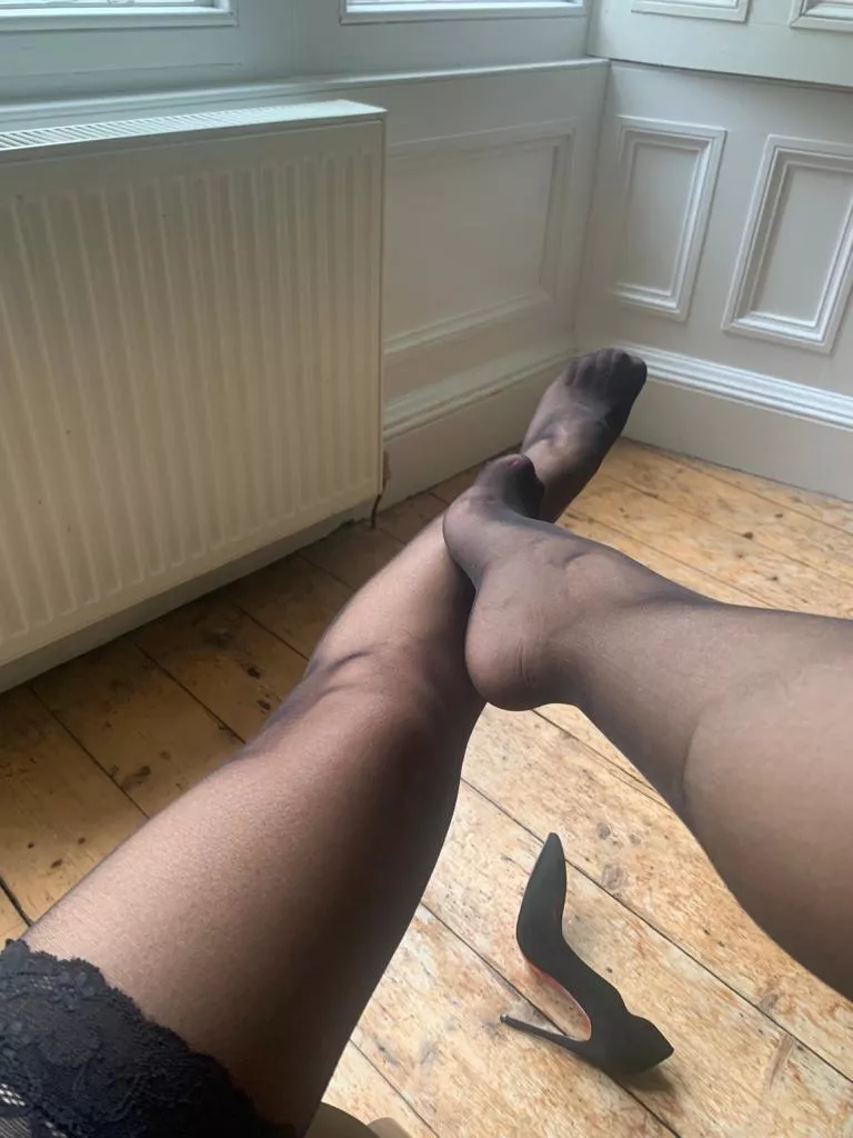 are my feet suitable for work, because this is actually me at work? OC posted by MalinaWhispers