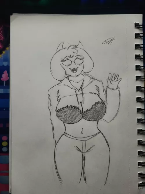 Big titty [Toriel] by theblueguy05