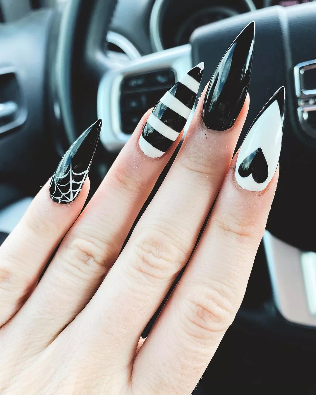 Black and white spooky cute set posted by Polycarbontree