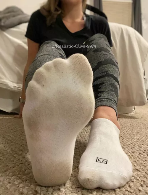 Cute little toe prints in my kb socks 🧦 by Realistic-Olive-9974