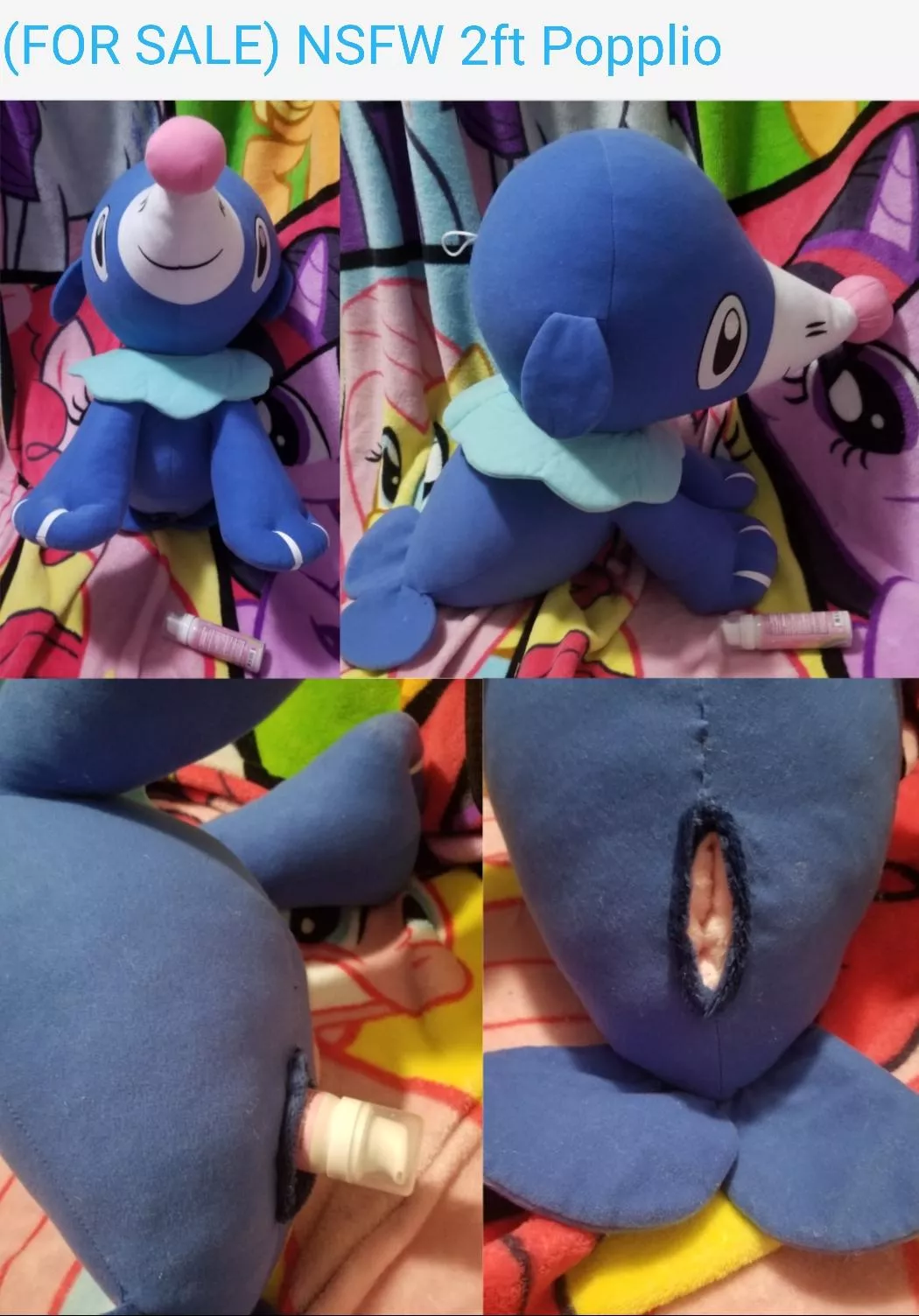 (FOR SALE) NSFW fuckable feral Pokemon 2ft Popplio with one useable hole [MF] (Furrysale) posted by Furry-sale