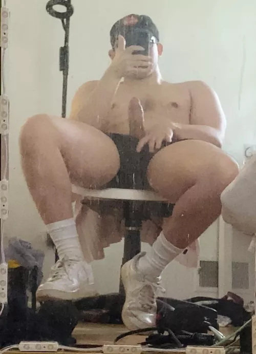 Got too horny while lifting weights by BackRow25