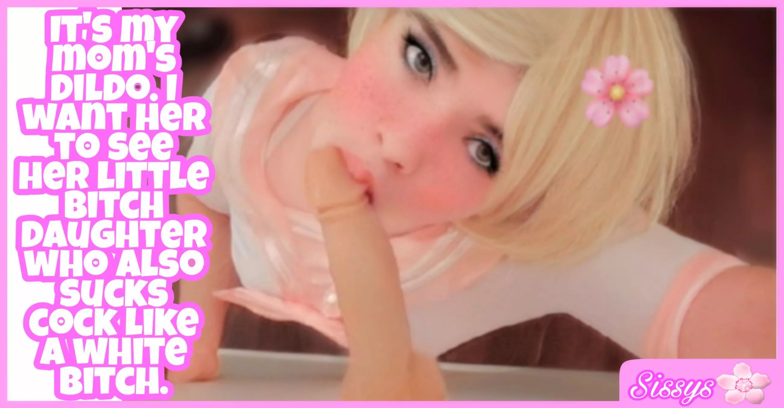 Sorry mommy but man's cock is delicious!💋 posted by Angelina_WhiteBitch