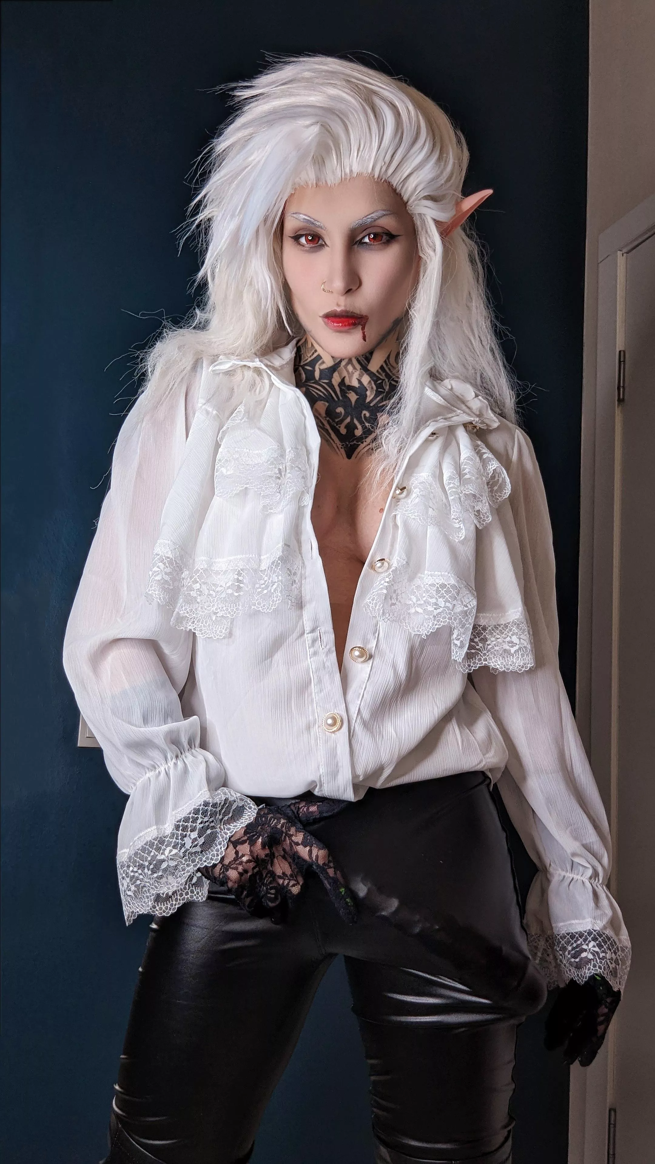 Where are you looking? My eyes are higher posted by Vampandbeauty