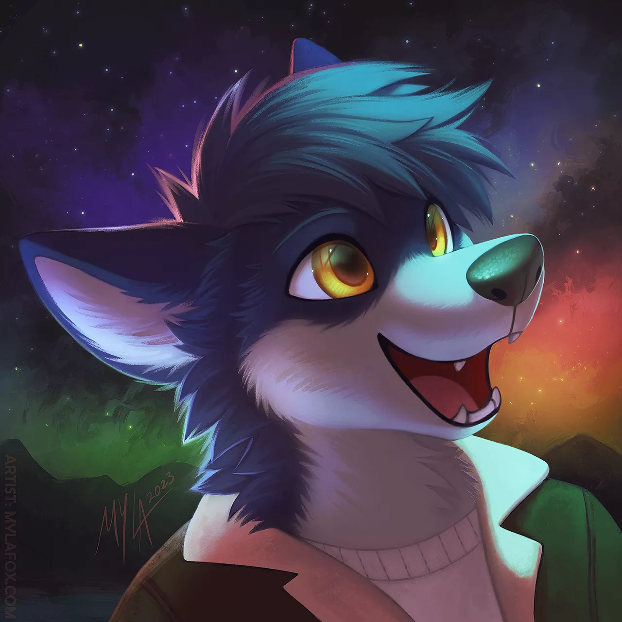 Beautiful Night Sky [MylaFox] posted by DL2828