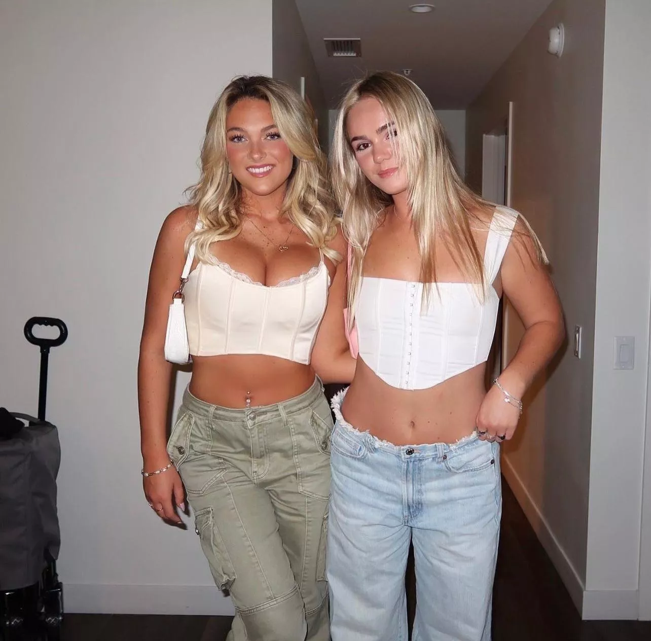 Blondes in white tops posted by BingB0ngBoi