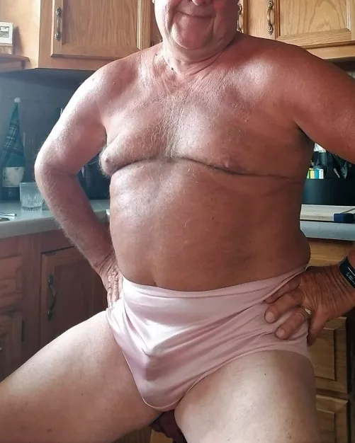 Chub Dad in his panties by SissyPantyDad