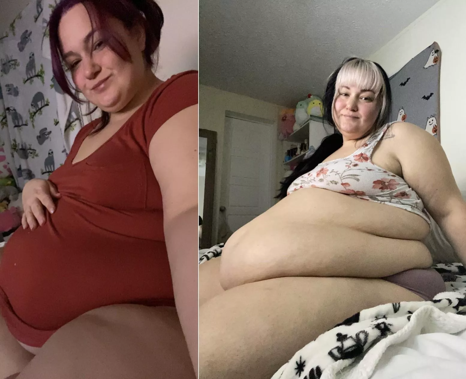 Cute lil belly. Big out of control belly!!! posted by NannyNarwhal