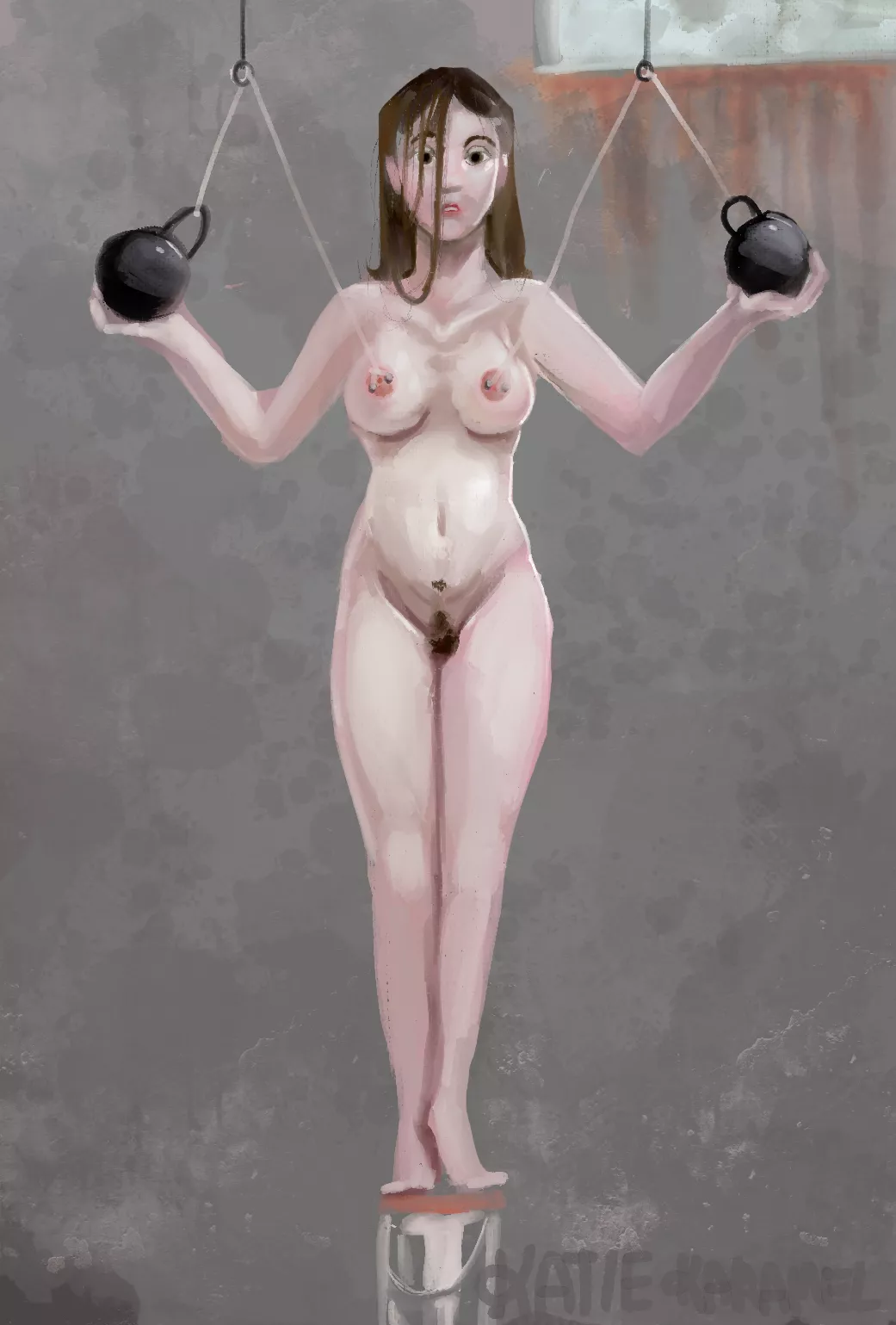 ❤️Don't let your arms get too tired~ Well, maybe a little... ❤️ [OC] posted by KatieKaramelDrawings