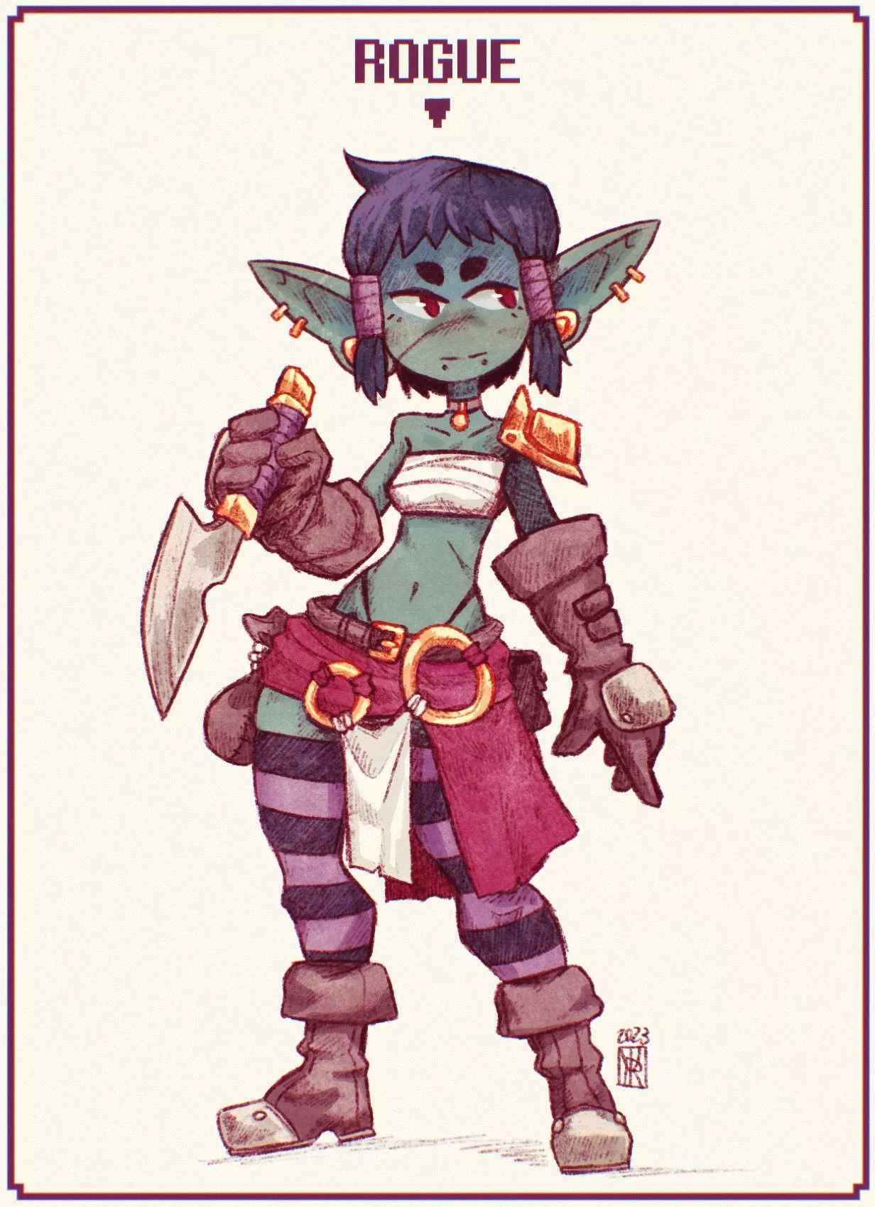 Gobtober day 2: Rogue, by urivart posted by morapol