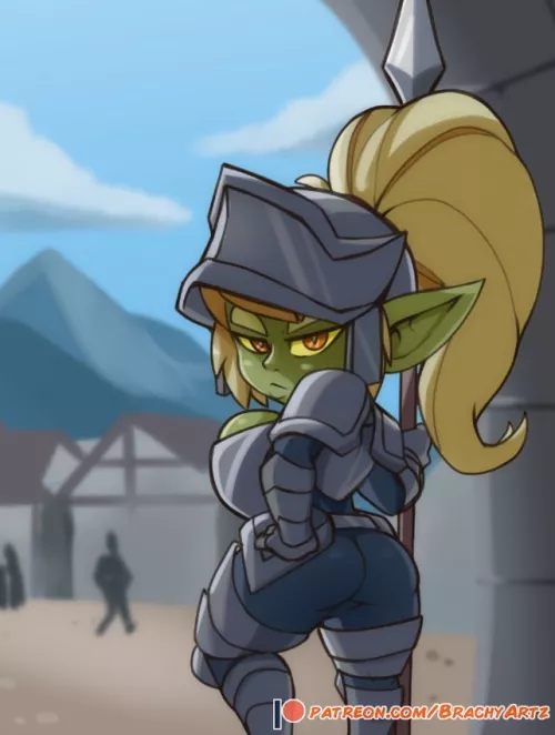 Gobtober: Knight, by brachyzoid by morapol