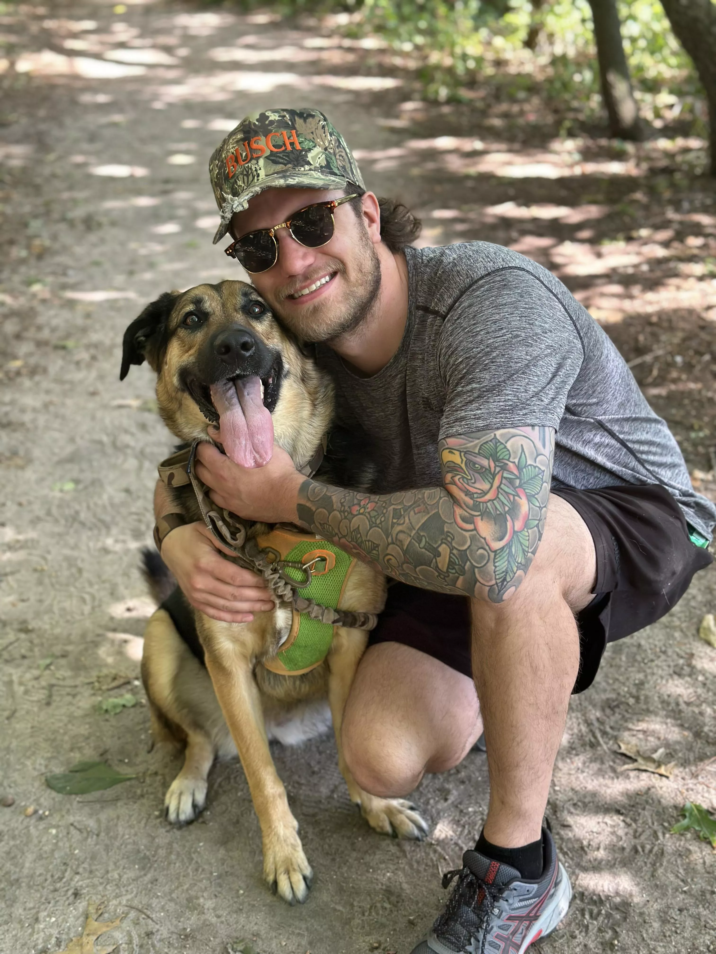 Hope you like a sfw pic with me and my dog! posted by metalndss