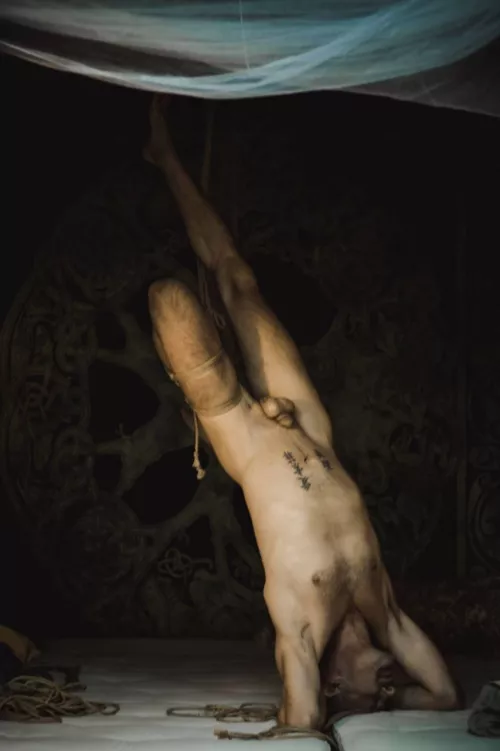 Self-tying is also fun! Feel like a painting today... by rope_sensations