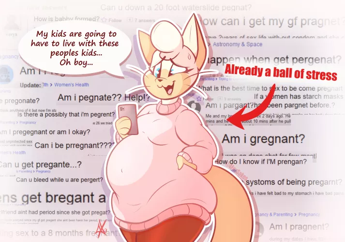 Struggles of a new parent (4FoxSakes) by Pawwzzy