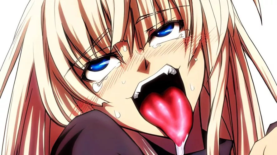 The tongue of this ahegao is incredible 🥵 by BlackWOxxx