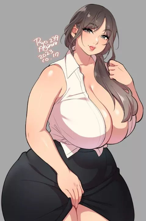 Thicc office milf posted by UnhealthyFetish1997