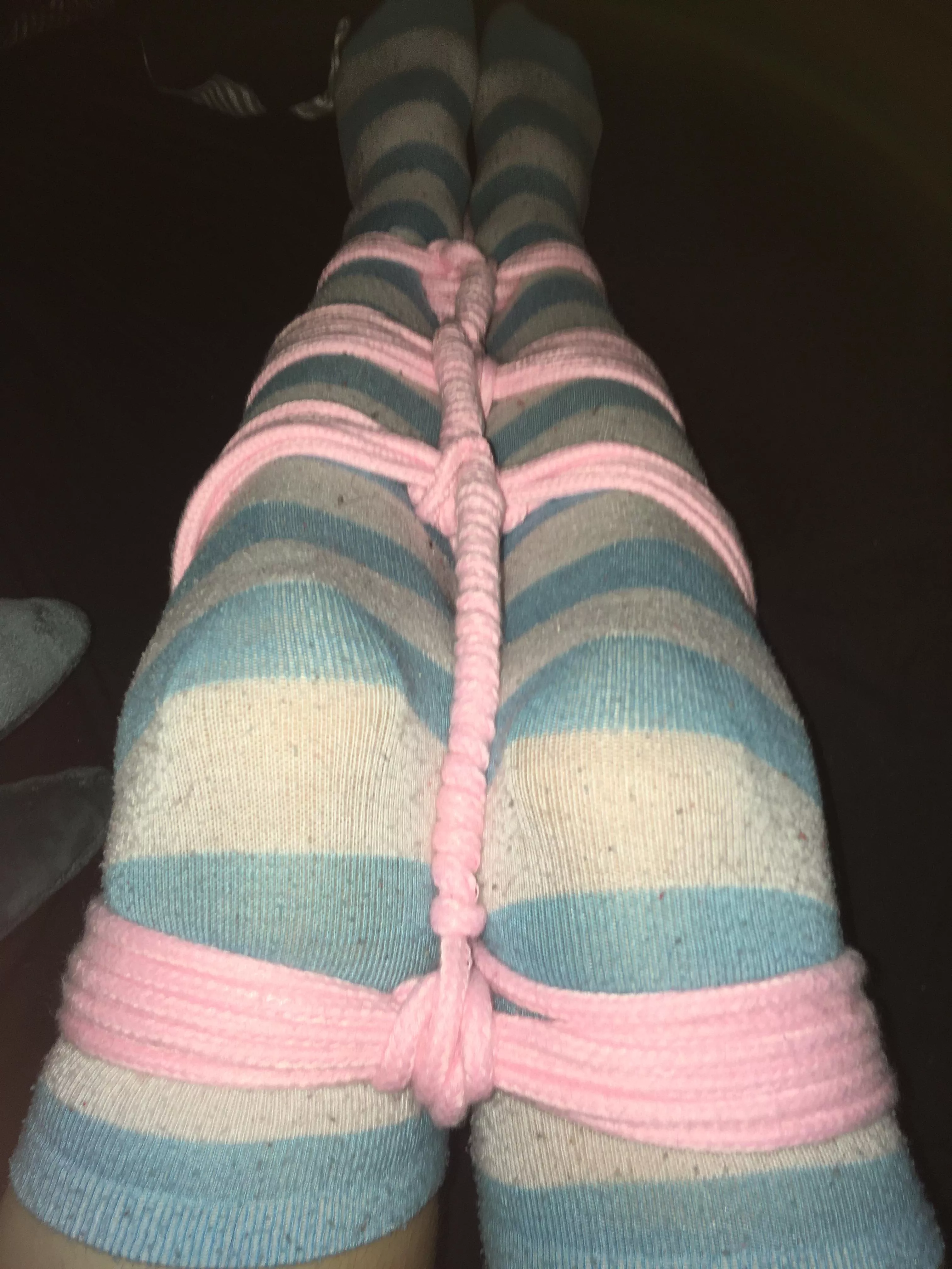 Tied up legs :3 posted by alinalunaris