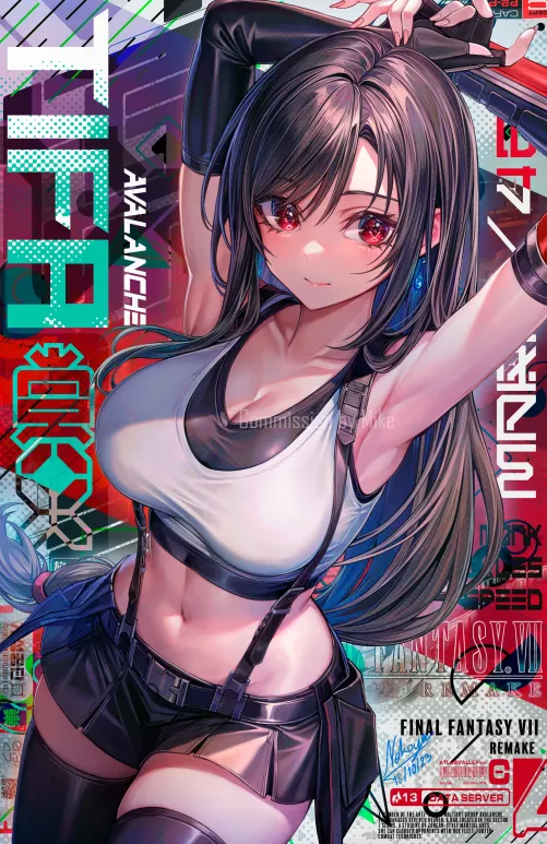 Tifa Lockhart [FFVII] by CheetahSperm18