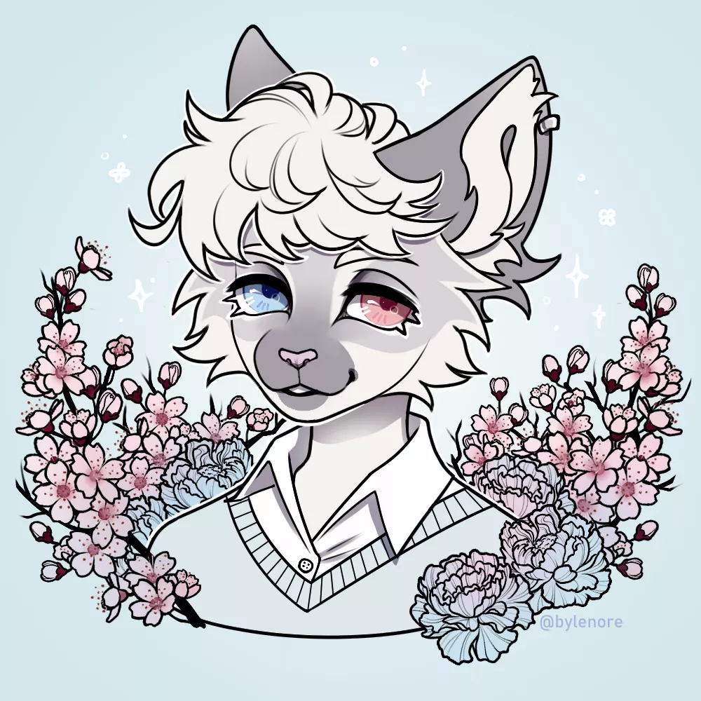 What's your favorite flower? (art by me) posted by bylenore