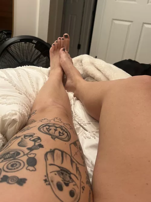 Would you suck these toes if I asked nicely? OC by BrooklynRose2