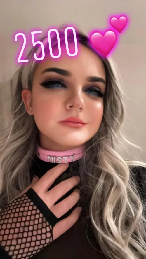 Celebrating 2500 of you guys jerking off to me 💕 by nightstandsissy