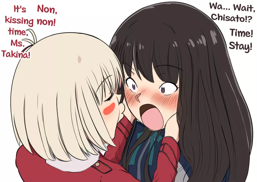 Chisataki Kissing Time [Lycoris Recoil] posted by YurilyArt