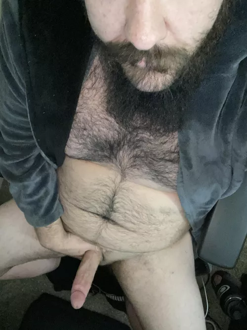 Cum ride me while I work from home by HairyBWC125
