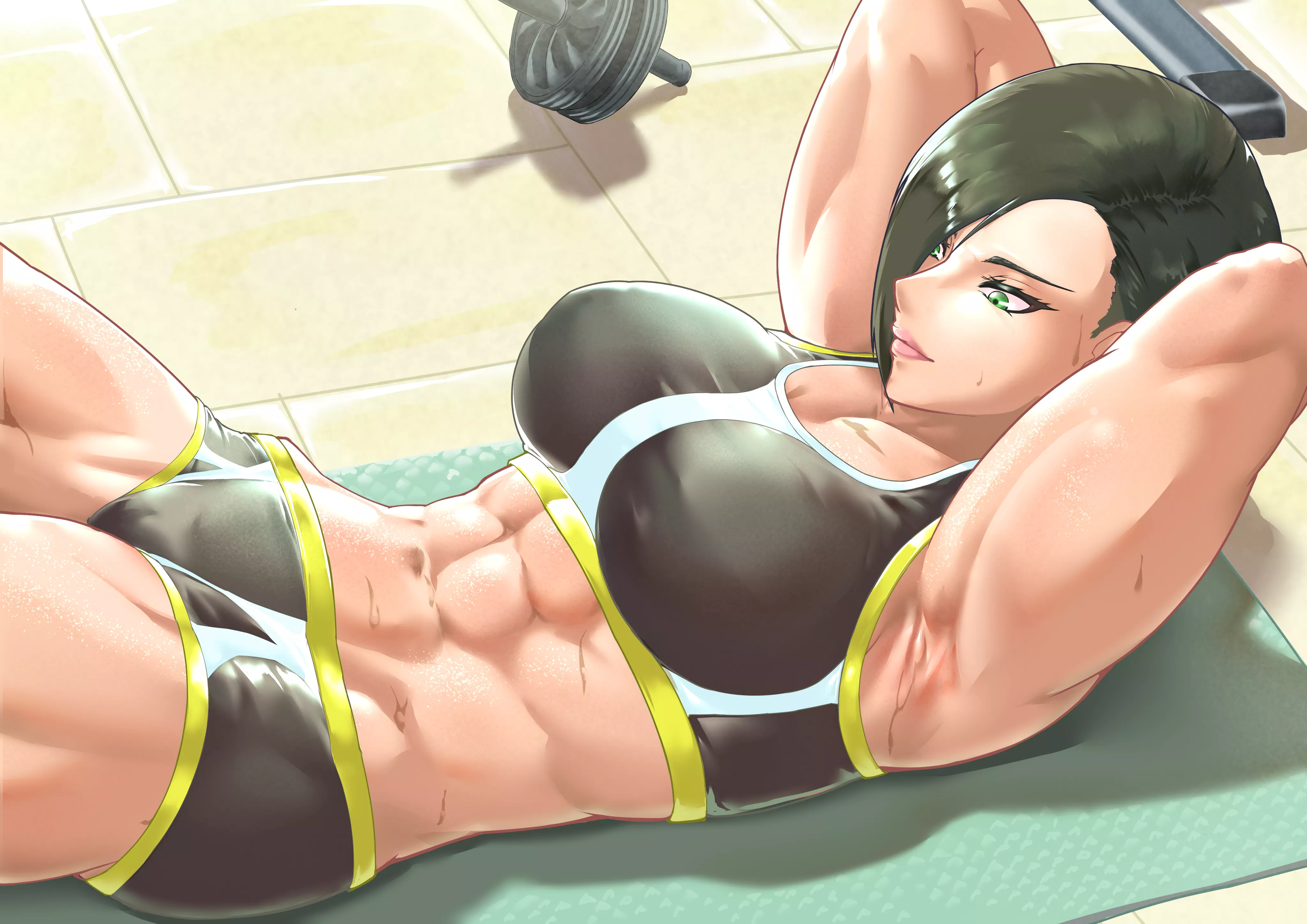 Daily crunches [Artist: himazin29gou] posted by ComaOfSouls