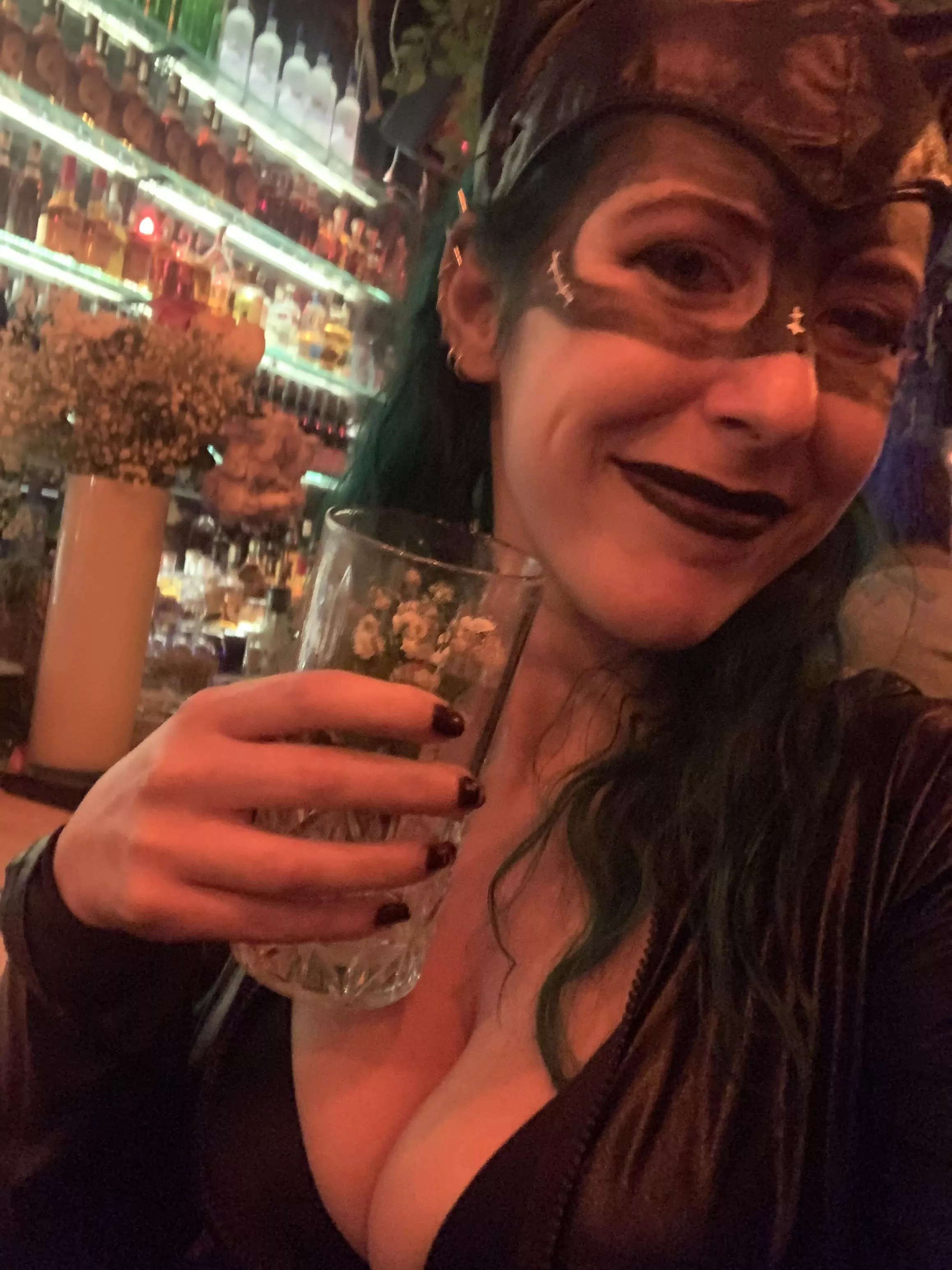 Flowers in my cocktail to make it snazzy posted by sirenskiss3