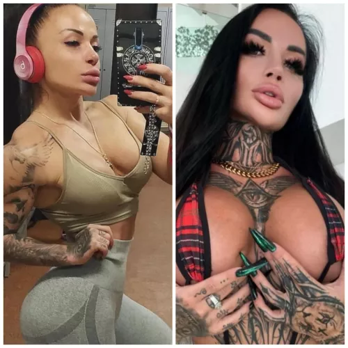 From saggy to perky tattoo queen by coedolsz