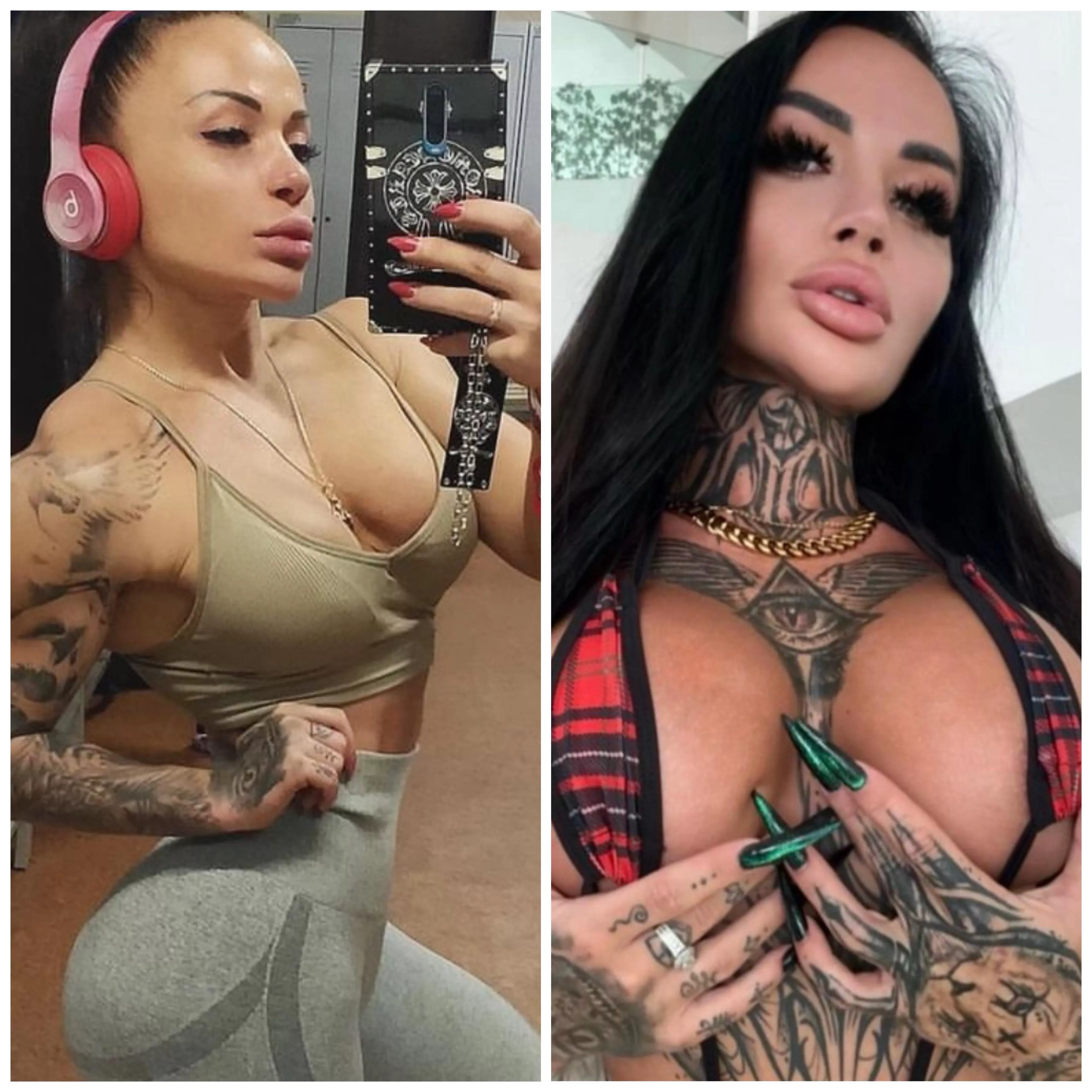 From saggy to perky tattoo queen posted by coedolsz