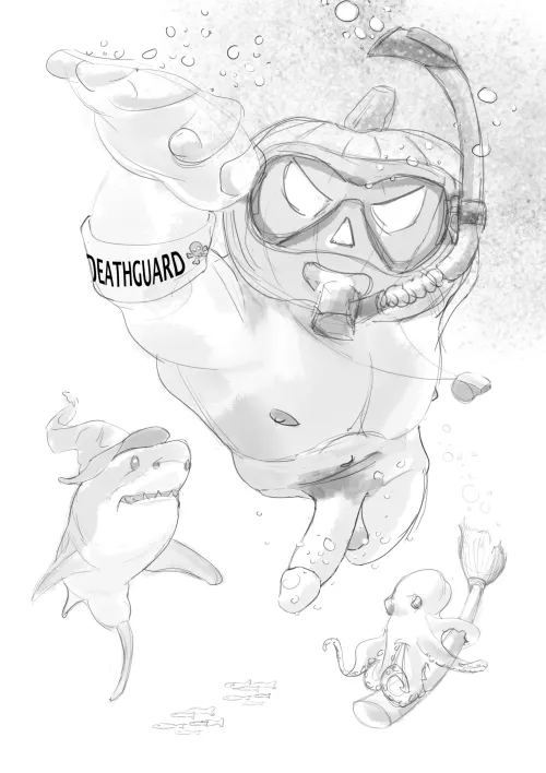 Halloween dark humor by me. by DaddyGaynondorf