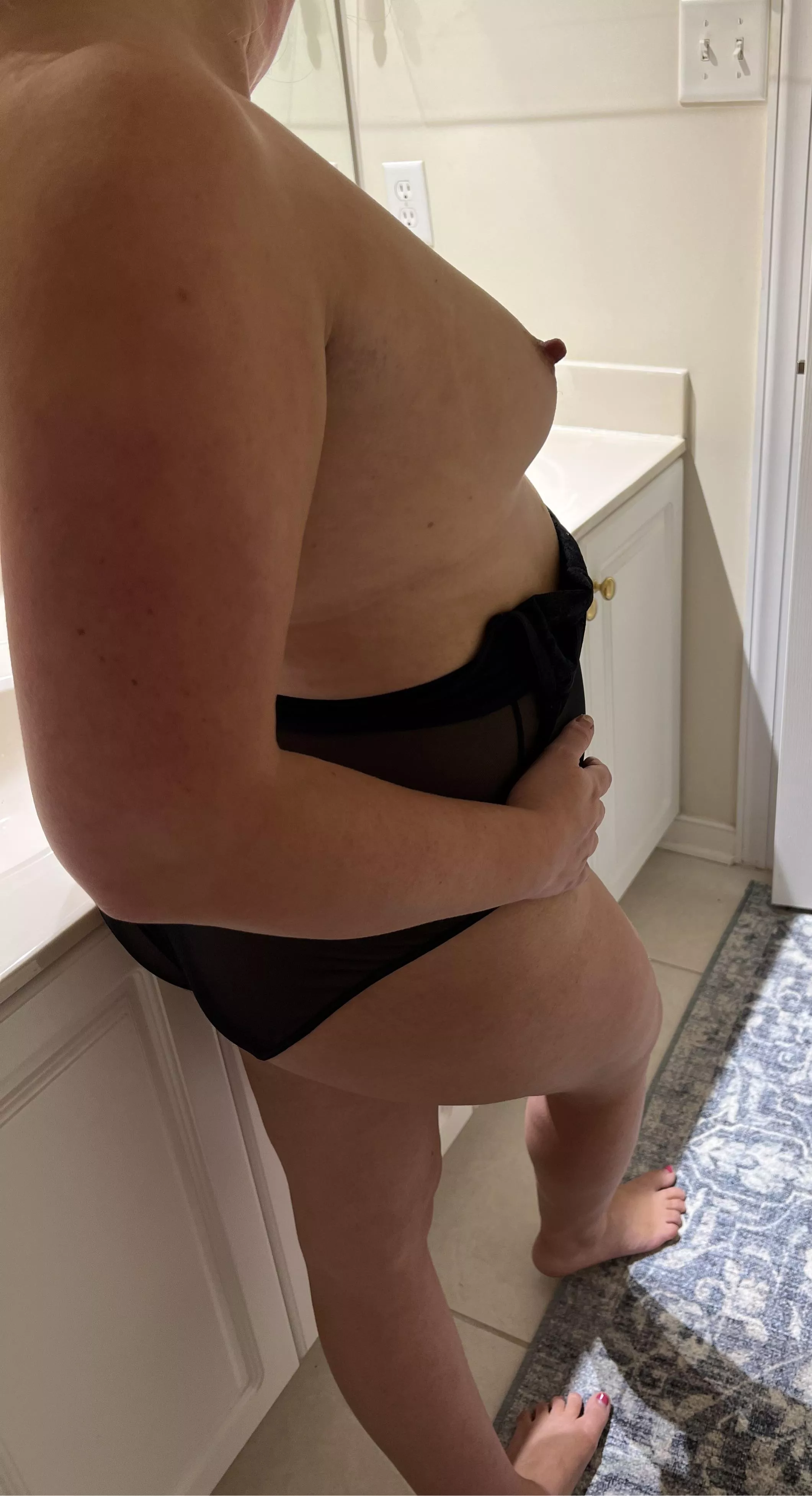 I love how my nipples look in the second trimester posted by MILF_to_Be