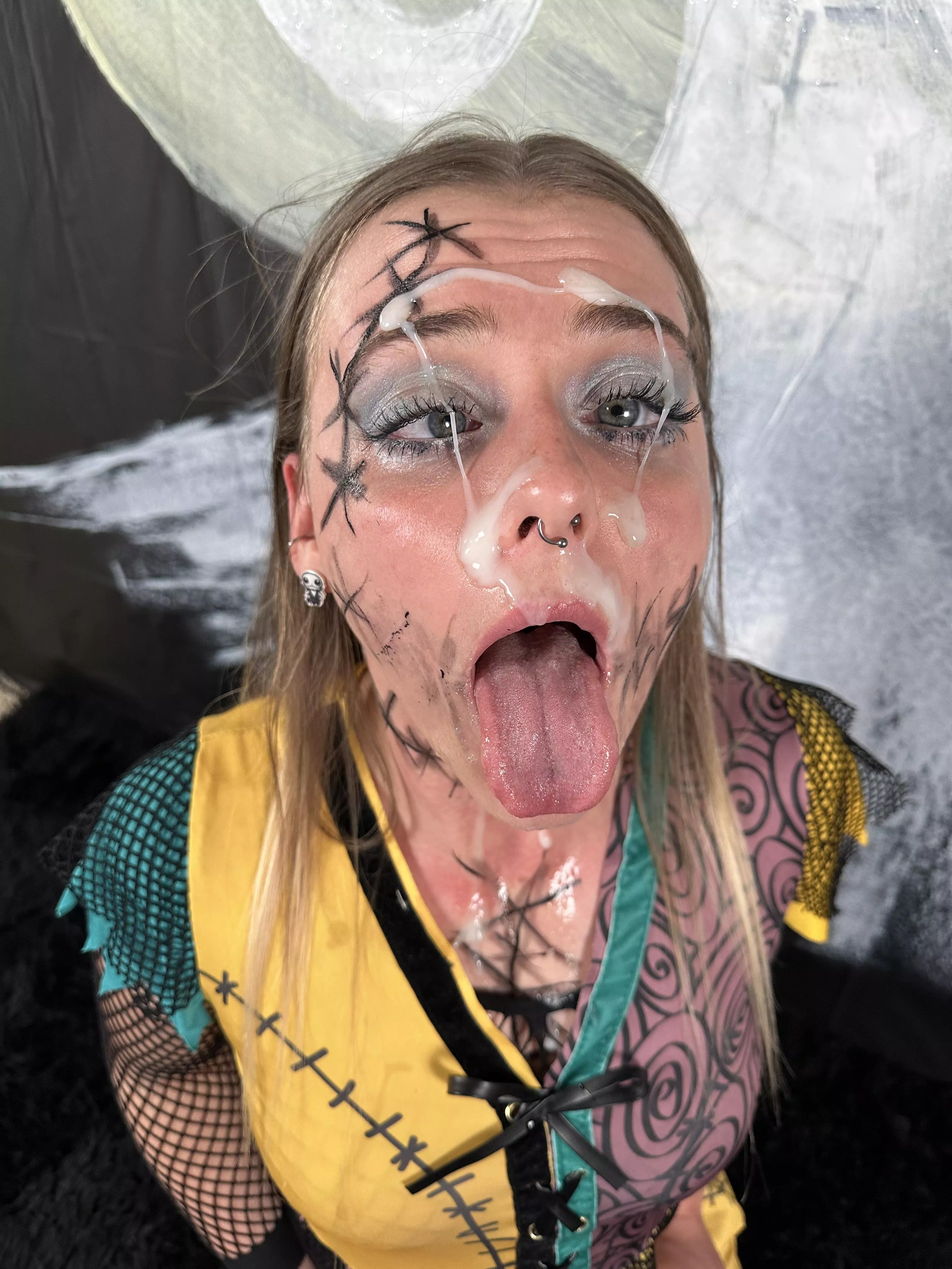 Jack made a big mess all over Sally’s face ;) posted by Babykaittt