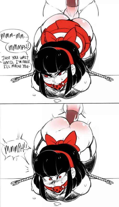 Little tsundere by L0w0gan