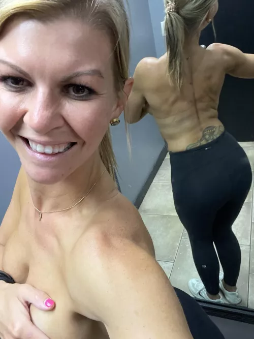 Mommy likes to show off in the locker room for you! by fitnesswife1983