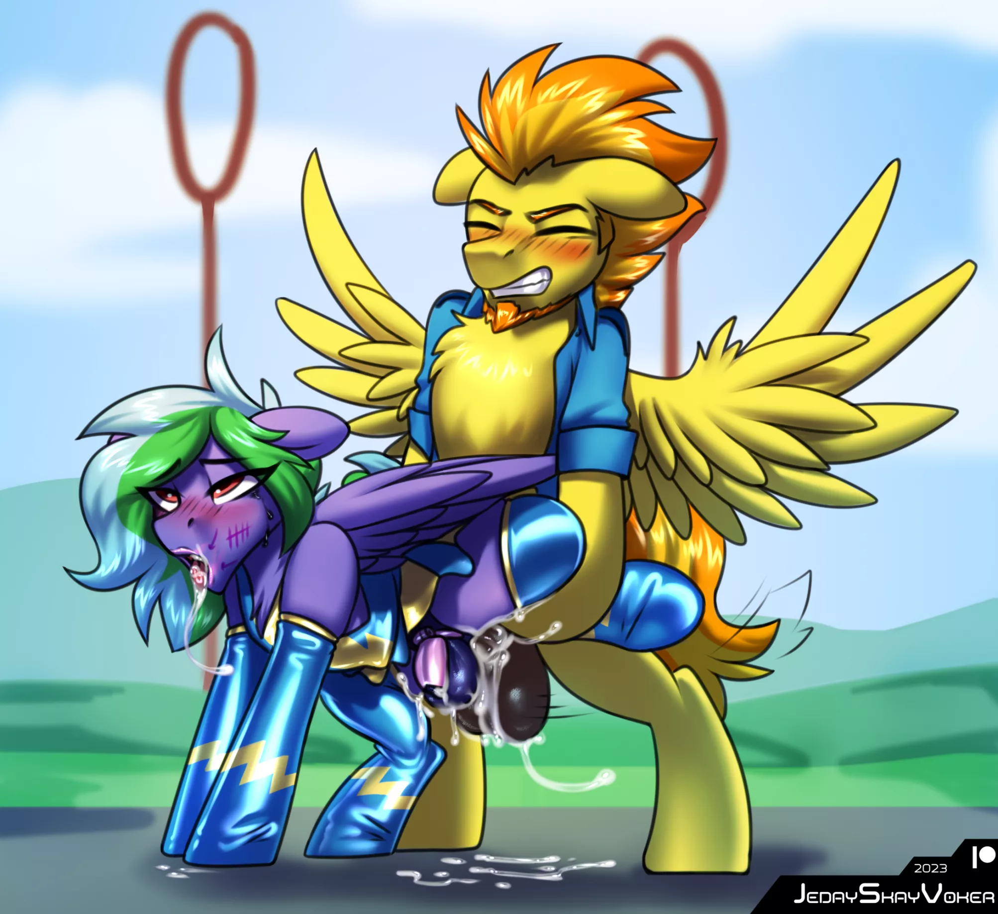 Proper Cheerleading (Artist:JedaySkayVoker) posted by White-Whiskey