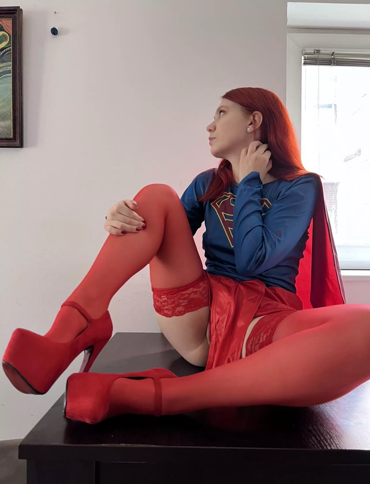 Red stockings and red heels ❤️👠 posted by ichigo_emaa