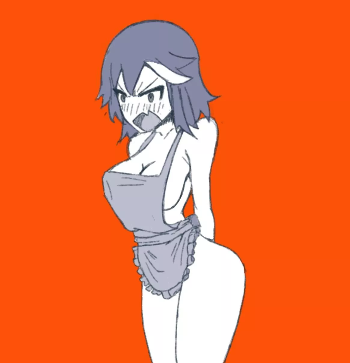 Ryuko in apron by me @sloppyj37 posted by [deleted]