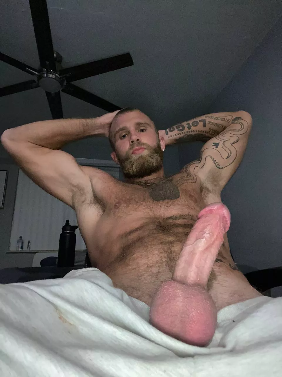 You wake up and go to leave for work, but I'm sitting on the couch like this. What do you do? posted by stephenkemp05