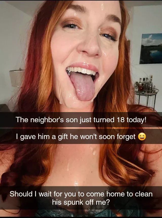 Your wife gave the neighbor's son a birthday gift he won't soon forget posted by guycaptions