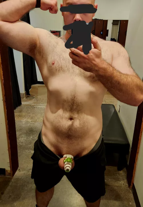 Another locktober workout complete 😈🥵 by free_cuckold_69