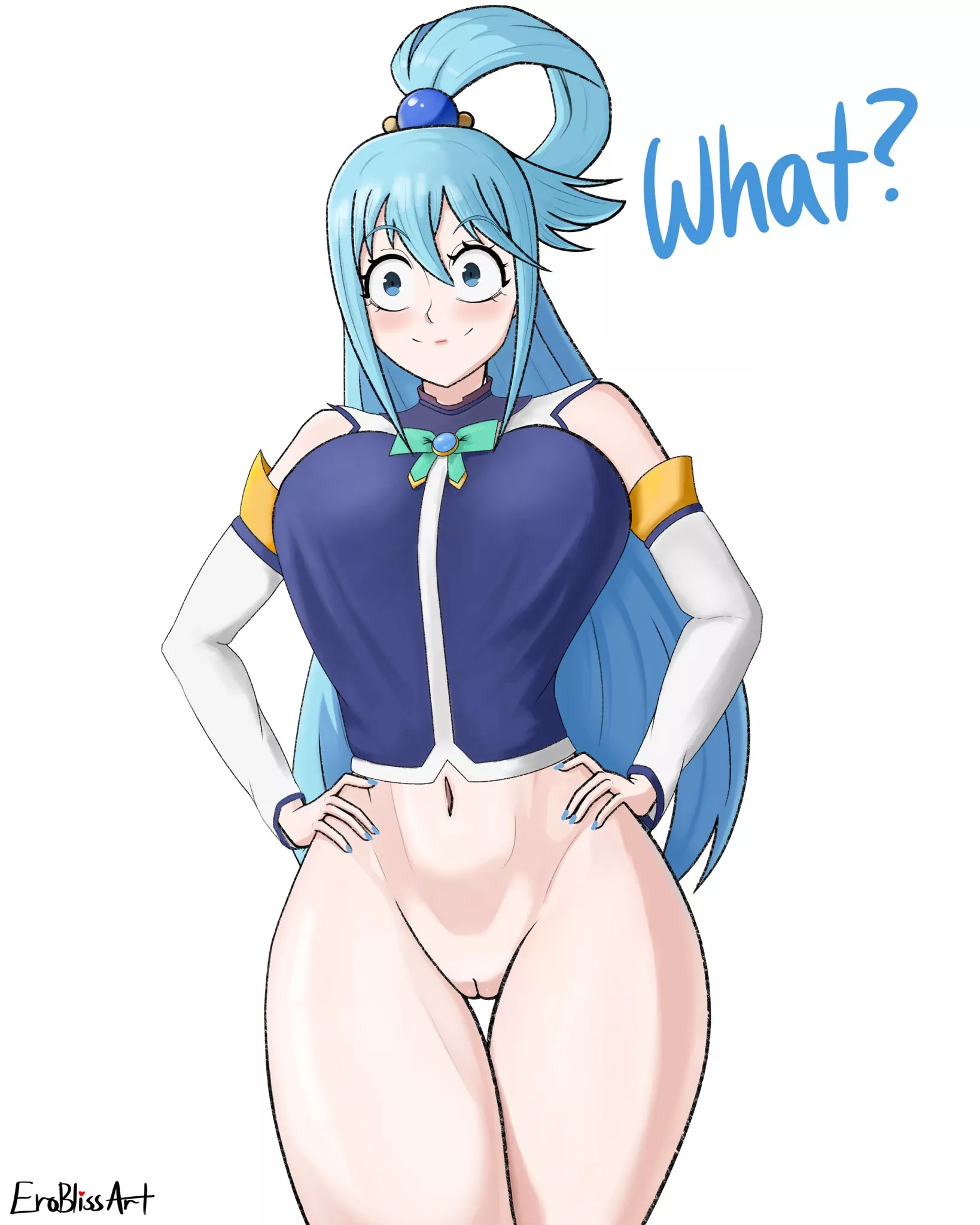 Aqua never wears panties [Konosuba] (EroBlissArt) posted by MakotoNiijima69