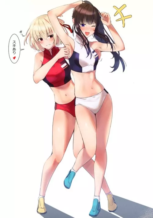 Chisato and Takina (By cruzango0510) by queshu22