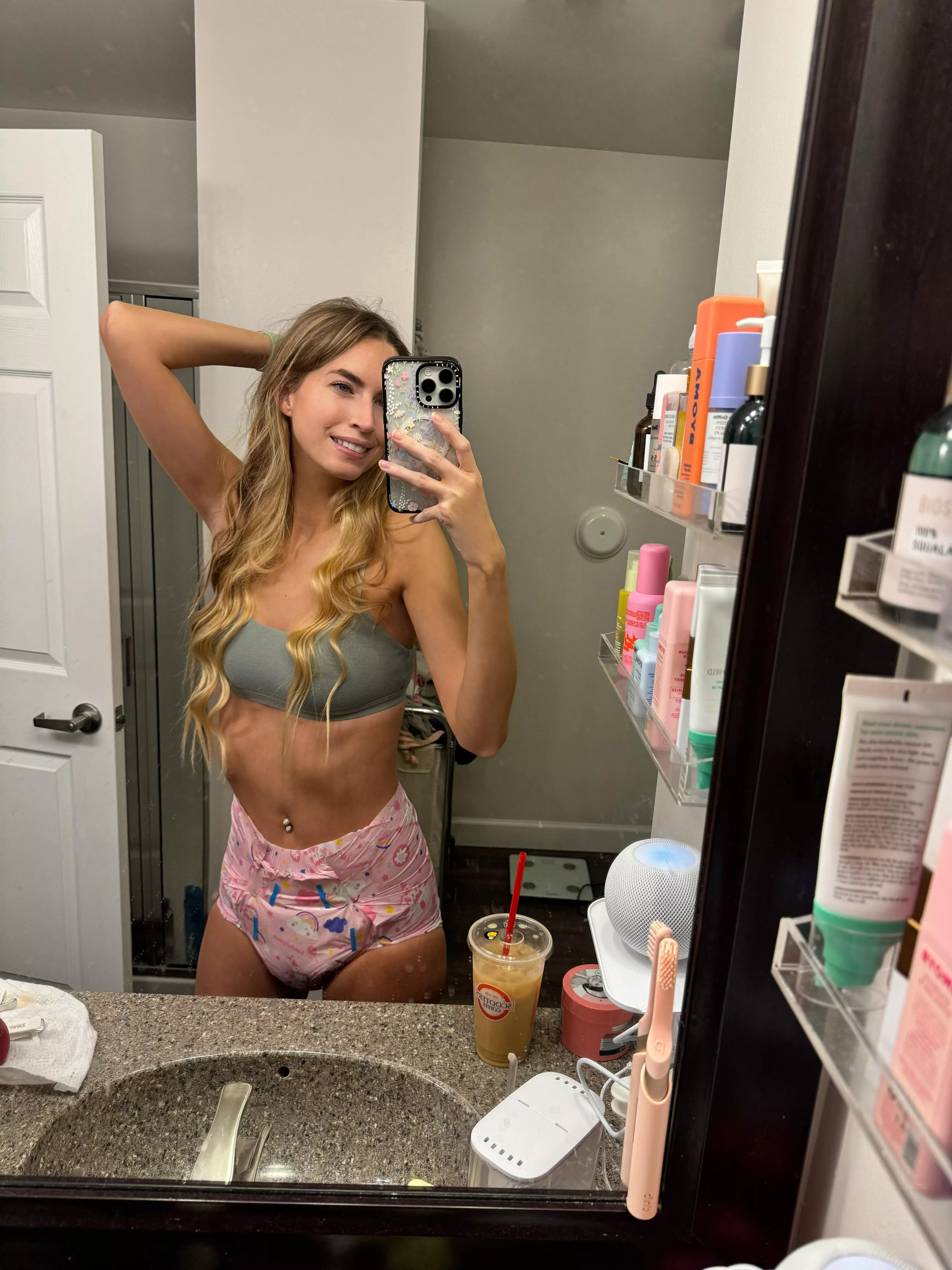 Coffee and diapers are the perfect mix 🤌🏻☕️ posted by kayleeheartkins