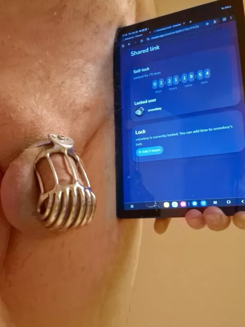 Did you know that a chaster friend link can be used again the next day to add even more time to a lock? by Snowboy86