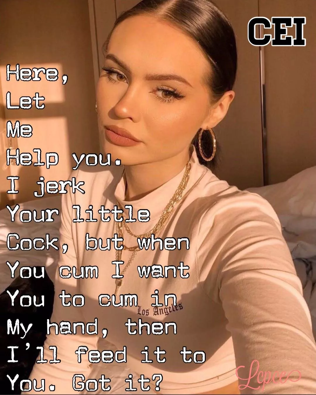 Eat it posted by capricecaptions