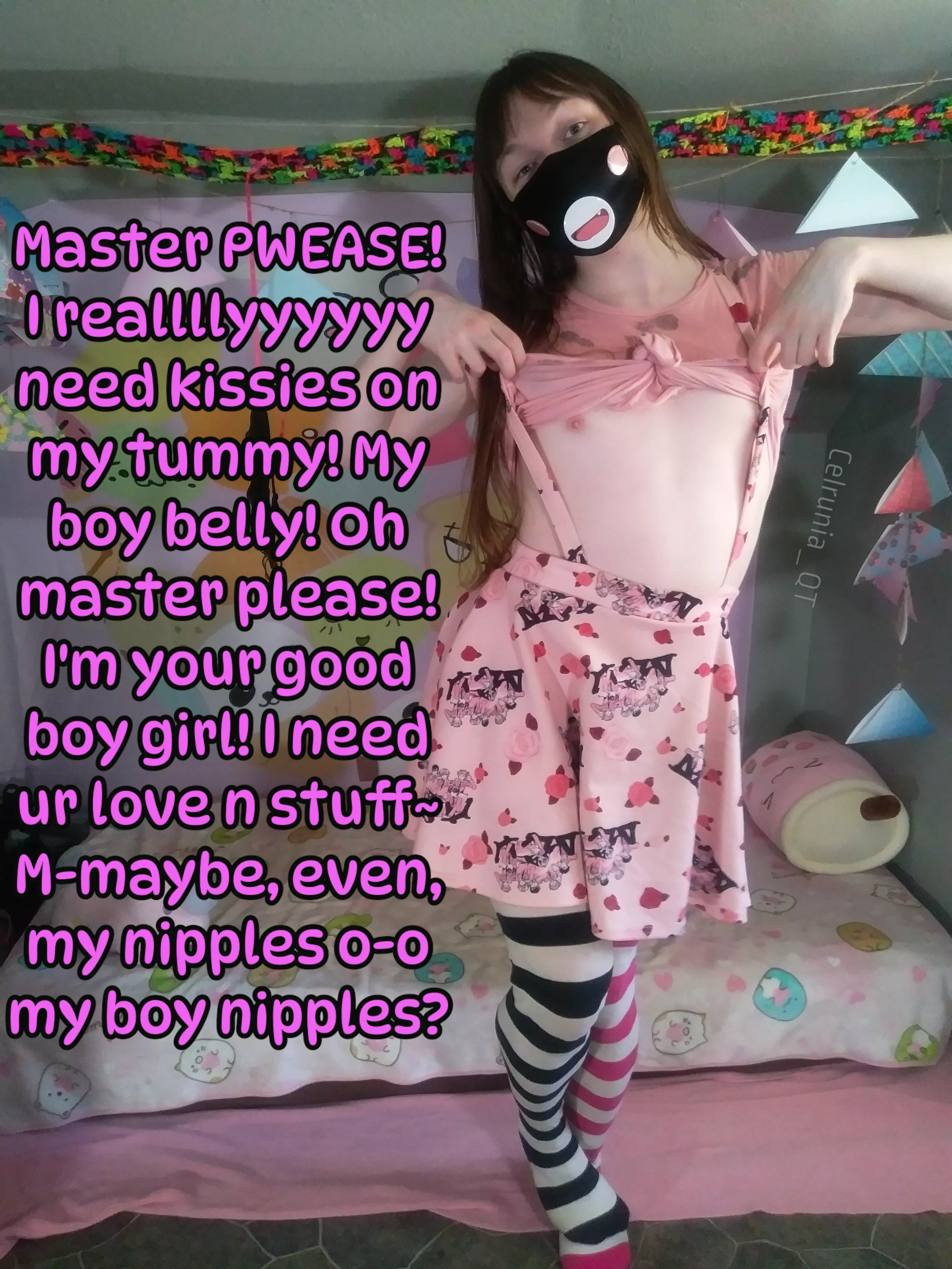 Femboy needs master's kissies~ posted by Celrunia_QT